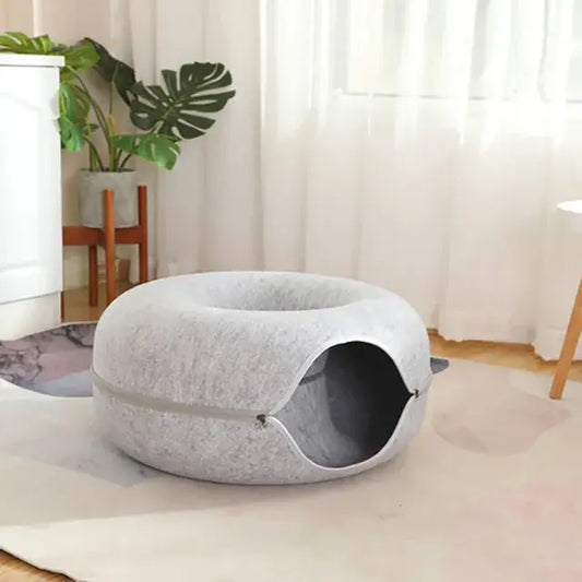 Cat Donut Bed - Mundo de Mascotas