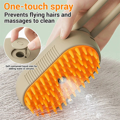 Steam brush for Cats and Dogs